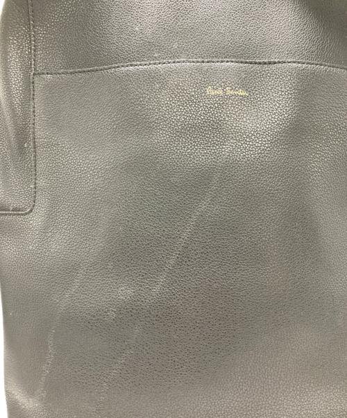 PAUL SMITH（ポールスミス）Paul Smith (ポールスミス) インレイドストライプハンドルリュック ブラックの古着・服飾アイテム