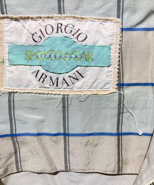 GIORGIO ARMANI（ジョルジョアルマーニ）GIORGIO ARMANI (ジョルジョアルマーニ) OLD スポーツジャケット ベージュ サイズ:46の古着・服飾アイテム