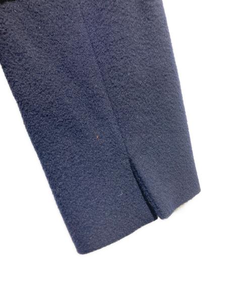 ReFLEcT（リフレクト）Reflect (リフレクト) スタンドカラーミドルコート ネイビー サイズ:15の古着・服飾アイテム