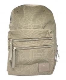 Vivienne Westwood（ヴィヴィアンウエストウッド）の古着「“LINE ORB EMBOS” リュック」｜カーキ