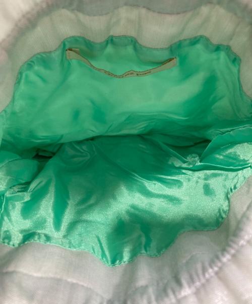 ne quittez pas（ヌキテパ）ne quittez pas (ヌキテパ) 巾着バック グリーンの古着・服飾アイテム