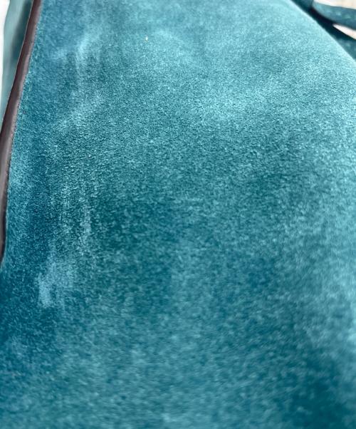 J&M DAVIDSON（ジェイ＆エム デヴィッドソン）J&M DAVIDSON (ジェイ＆エム デヴィッドソン) ベルスエードトート グリーンの古着・服飾アイテム