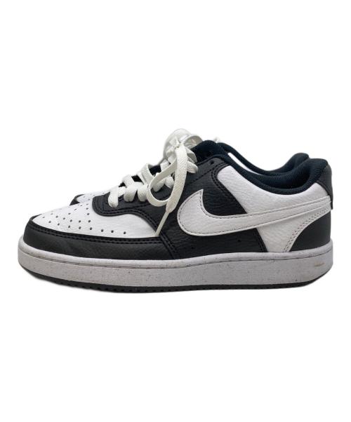 NIKE（ナイキ）NIKE (ナイキ) COURT VISION LO ホワイト×ブラック サイズ:23cmの古着・服飾アイテム