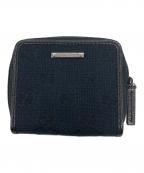 GUCCIグッチ）の古着「GGキャンバスコインケース」｜ネイビー