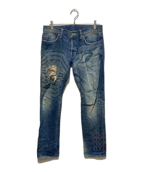 エヴァジーンズ（エヴァジーンズ）エヴァジーンズ (エヴァジーンズ) エヴァジーンズ初号機モデル インディゴ サイズ:32の古着・服飾アイテム