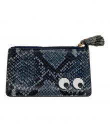 ANYA HINDMARCH（アニヤ・ハインドマーチ）の古着「カードケース」｜ブルー