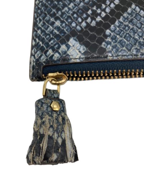 ANYA HINDMARCH（アニヤ・ハインドマーチ）ANYA HINDMARCH (アニヤ・ハインドマーチ) カードケース ブルーの古着・服飾アイテム