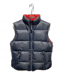 POLO SPORT（ポロスポーツ）の古着「90ｓ リバーシブルダウンベスト」｜レッド×ブラック