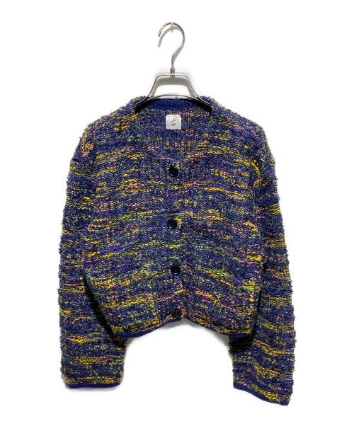 6(ROKU) BEAUTY&YOUTH（ロク ビューティーアンドユース）6(ROKU) BEAUTY&YOUTH (ロク ビューティーアンドユース) ニットカーディガン ネイビー サイズ:不明の古着・服飾アイテム