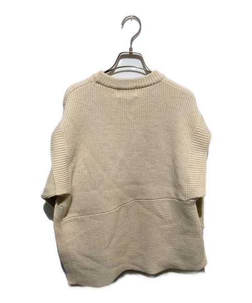 CLANE（クラネ）CLANE (クラネ) 24AW BUSTIER SET BOAT NECK KNIT CARDIGAN ベージュ サイズ:2の古着・服飾アイテム