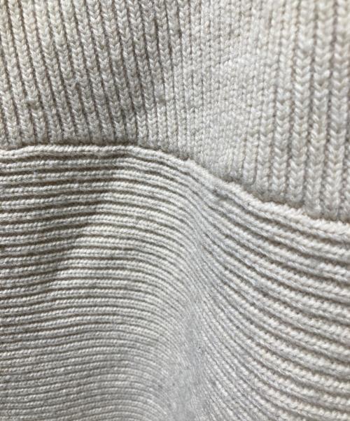 CLANE（クラネ）CLANE (クラネ) 24AW BUSTIER SET BOAT NECK KNIT CARDIGAN ベージュ サイズ:2の古着・服飾アイテム