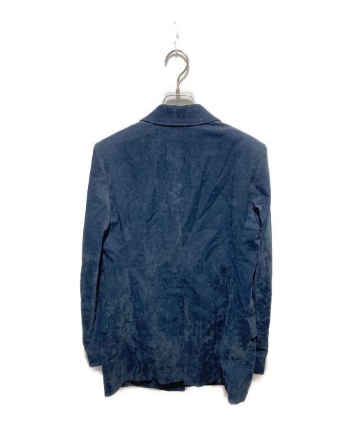 DES PRES（デ プレ）DES PRES (デ プレ) 24AW コットンレーヨンベルベット ダブルブレストジャケット ネイビー サイズ:FREEの古着・服飾アイテム