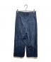 DES PRES (デ プレ) コットンレーヨンベルベット クロップドワイドパンツ ネイビー サイズ:36：8000円