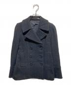 MARC JACOBSマークジェイコブズ）の古着「ダブルPコート」｜ブラック