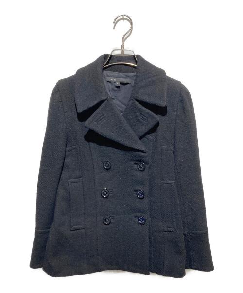 MARC JACOBS（マークジェイコブズ）MARC JACOBS (マークジェイコブズ) ダブルPコート ブラック サイズ:4の古着・服飾アイテム