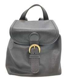 COACH（コーチ）の古着「OLD レザーリュック」｜ブラック