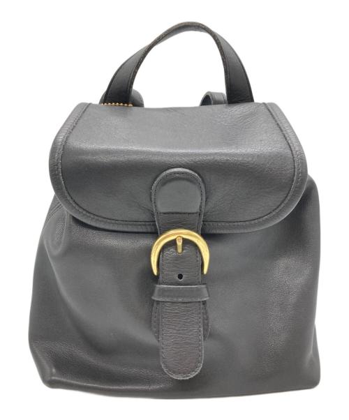 COACH（コーチ）COACH (コーチ) OLD レザーリュック ブラックの古着・服飾アイテム