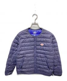 DANTON（ダントン）の古着「Crew Neck Inner Down Jacket」｜ネイビー