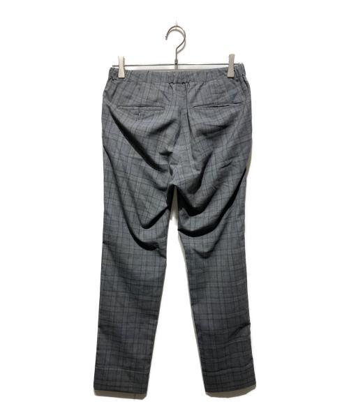 STEVEN ALAN（スティーブンアラン）STEVEN ALAN (スティーブンアラン) MONO CHECK SUPER BAGGY TAPERED/パンツ グレー サイズ:Sの古着・服飾アイテム