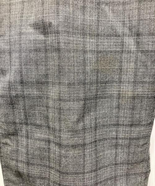 STEVEN ALAN（スティーブンアラン）STEVEN ALAN (スティーブンアラン) MONO CHECK SUPER BAGGY TAPERED/パンツ グレー サイズ:Sの古着・服飾アイテム