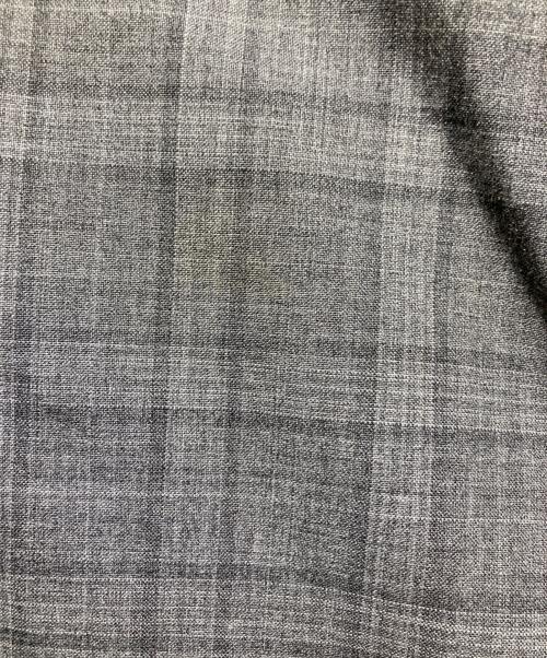 STEVEN ALAN（スティーブンアラン）STEVEN ALAN (スティーブンアラン) MONO CHECK SUPER BAGGY TAPERED/パンツ グレー サイズ:Sの古着・服飾アイテム