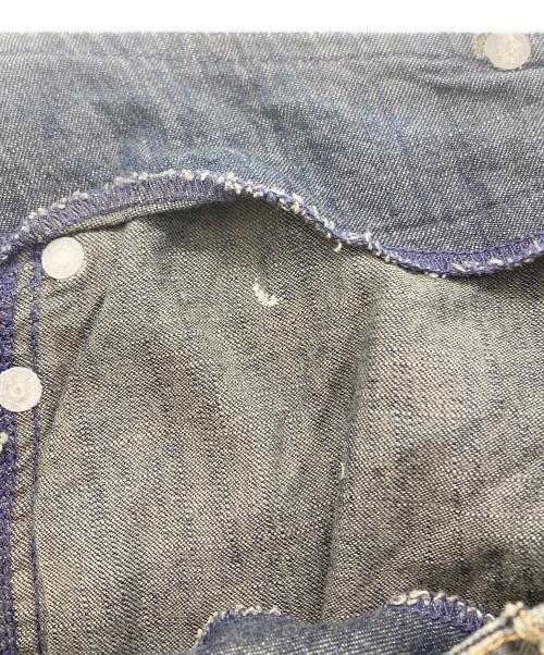PLEIN SUD JEANS（プレインスッドジーンズ）PLEIN SUD JEANS (プレインスッドジーンズ) Y2K フランス製デニムデザインスカート インディゴ サイズ:36の古着・服飾アイテム