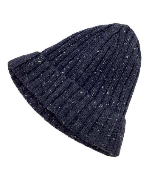 stussy（ステューシー）stussy (ステューシー) ネップビーニー ネイビーの古着・服飾アイテム