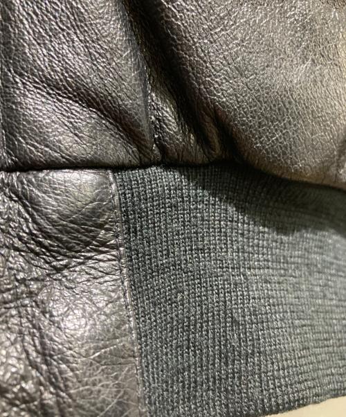 JEFF HAMILTON（ジェフハミルトン）JEFF HAMILTON (ジェフハミルトン) DALLAS COWBOYS (ダラス カウボーイズ) Special Embroidery Design Vintage Loose Leather Jacket ブルー サイズ:Lの古着・服飾アイテム