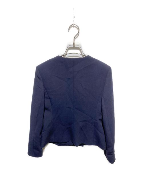 theory luxe（セオリーリュクス）theory luxe (セオリーリュクス) ノーカラージャケット/COSIMO ADANEL ネイビー サイズ:36 未使用品の古着・服飾アイテム