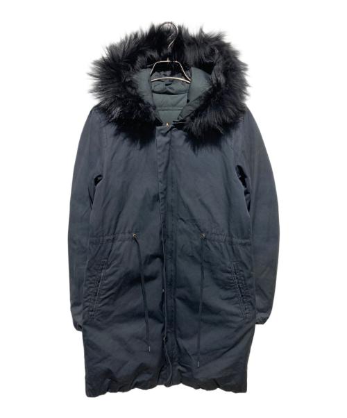 DEUXIEME CLASSE（ドゥーズィエム クラス）Deuxieme Classe (ドゥーズィエム クラス) リバーシブル フードダウン ネイビー サイズ:36の古着・服飾アイテム