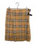 BURBERRY LONDON（バーバリーロンドン）の古着「ノバチェック巻きスカート」｜ブラウン
