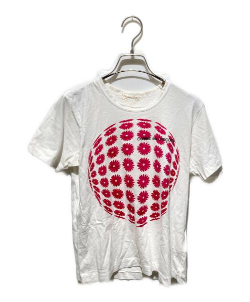 COMME des GARCONS（コムデギャルソン）COMME des GARCONS (コムデギャルソン) AD2000 花柄tシャツ ホワイト サイズ:不明の古着・服飾アイテム