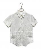 ROBE DE CHAMBRE COMME DES GARCONSローブドシャンブル コムデギャルソン）の古着「01ss レースデザインシャツ」｜ホワイト