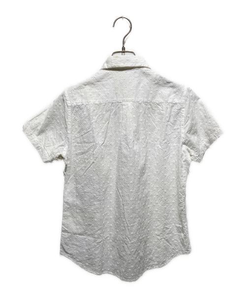 ROBE DE CHAMBRE COMME DES GARCONS（ローブドシャンブル コムデギャルソン）ROBE DE CHAMBRE COMME DES GARCONS (ローブドシャンブル コムデギャルソン) 01ss レースデザインシャツ ホワイト サイズ:Sの古着・服飾アイテム
