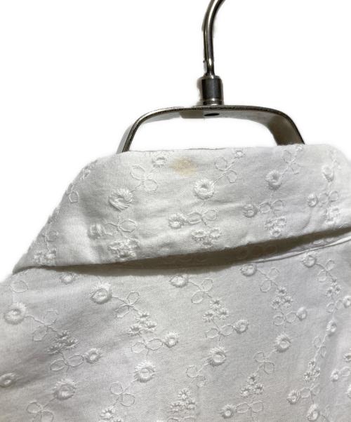 ROBE DE CHAMBRE COMME DES GARCONS（ローブドシャンブル コムデギャルソン）ROBE DE CHAMBRE COMME DES GARCONS (ローブドシャンブル コムデギャルソン) 01ss レースデザインシャツ ホワイト サイズ:Sの古着・服飾アイテム