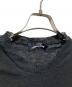 中古・古着 tricot COMME des GARCONS (トリココムデギャルソン) AD1998 90s インサイドアウトリネン半袖ニット ブラック サイズ:-：5000円