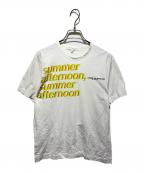 COMME des GARCONS PARFUMSコムデギャルソンパルファム）の古着「summer afternoon プリントtシャツ」｜ホワイト