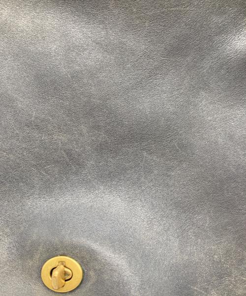 COACH（コーチ）COACH (コーチ) OLD ターンロックレザーショルダーバッグ ブラックの古着・服飾アイテム