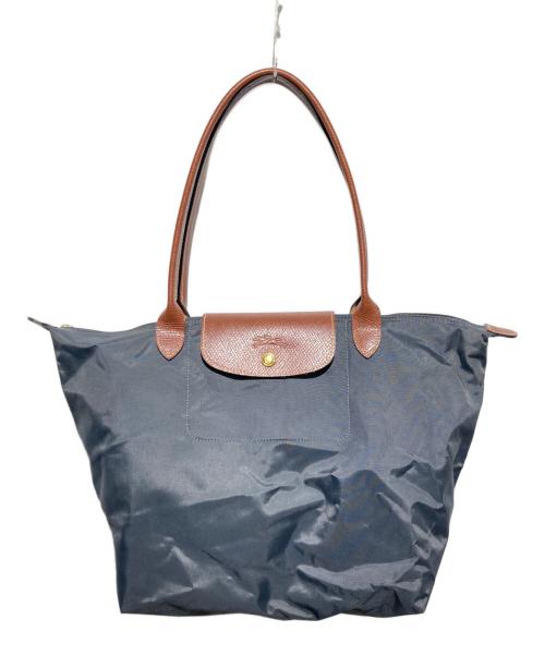 LONGCHAMP（ロンシャン）LONGCHAMP (ロンシャン) ル プリアージュ® オリジナル L ショルダーバッグ グレーの古着・服飾アイテム