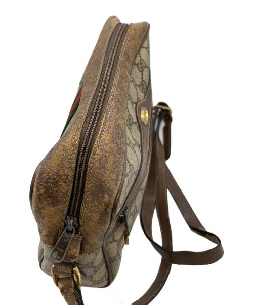 GUCCI（グッチ）GUCCI (グッチ) GGスプリームシェリーラインショルダーバッグ ベージュの古着・服飾アイテム