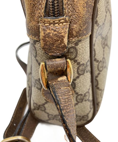 GUCCI（グッチ）GUCCI (グッチ) GGスプリームシェリーラインショルダーバッグ ベージュの古着・服飾アイテム