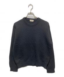 Y's for men（ワイズフォーメン）の古着「80's-90's  ウールニット」｜ブラック