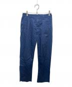 LEMAIREルメール）の古着「1タック イージーパンツ スラックス ブラック」｜ブルー