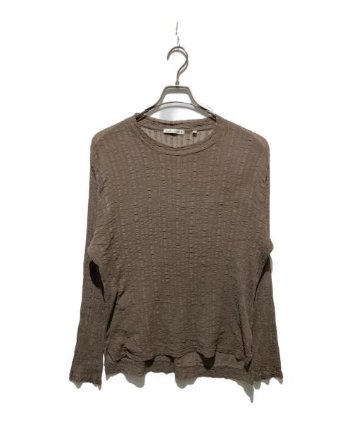 OUR LEGACY（アワーレガシー）OUR LEGACY (アワーレガシー) Our Legacy Ruffle Silk Box Long-Sleeve ブラウン サイズ:44の古着・服飾アイテム