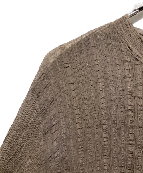 OUR LEGACY（アワーレガシー）OUR LEGACY (アワーレガシー) Our Legacy Ruffle Silk Box Long-Sleeve ブラウン サイズ:44の古着・服飾アイテム