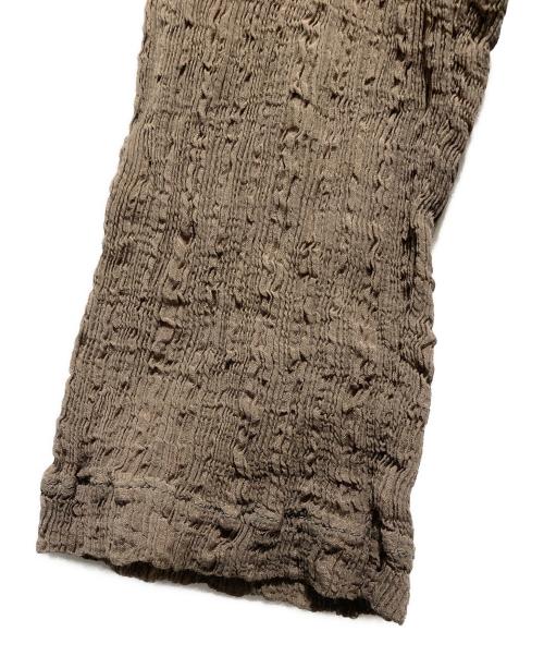 OUR LEGACY（アワーレガシー）OUR LEGACY (アワーレガシー) Our Legacy Ruffle Silk Box Long-Sleeve ブラウン サイズ:44の古着・服飾アイテム