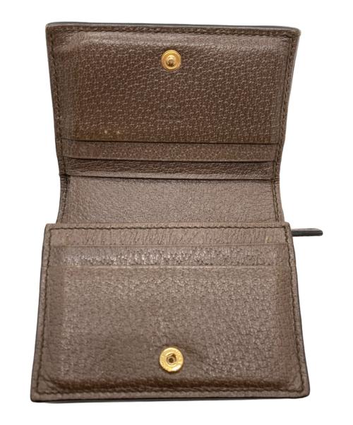 GUCCI（グッチ）GUCCI (グッチ) 2つ折り財布 ブラウンの古着・服飾アイテム