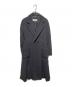MaxMara（マックスマーラ）の古着「白タグ カシミヤ混ベルテッドコート」｜ブラック