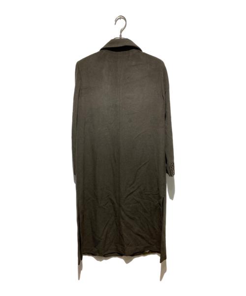 MaxMara（マックスマーラ）MaxMara (マックスマーラ) 白タグ アンゴラ混チェスターコート カーキ サイズ:34の古着・服飾アイテム