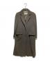 MaxMara（マックスマーラ）の古着「白タグ アンゴラ混チェスターコート」｜カーキ